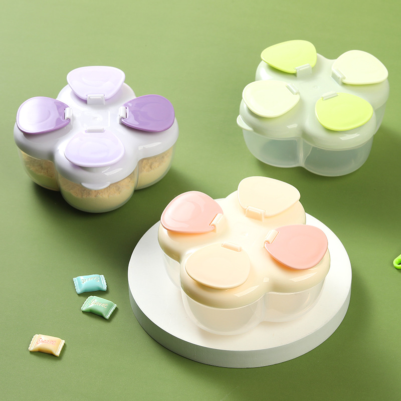 Baby Food Jars With Lids - Przenośny pojemnik na mleko modyfikowane Clover