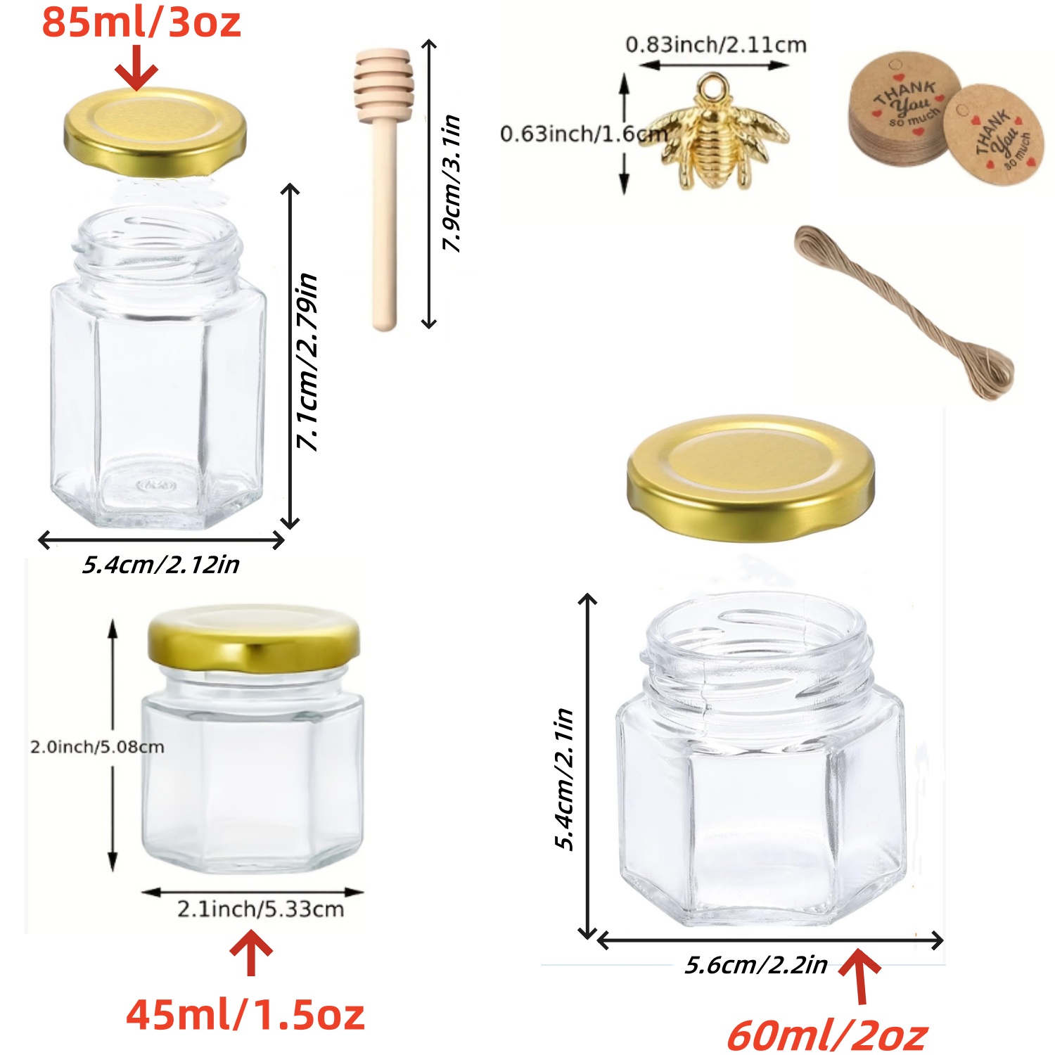 12/20/30/50/60 sztuk – małe sł – Baby Food Jars With Lids recenzja i cena