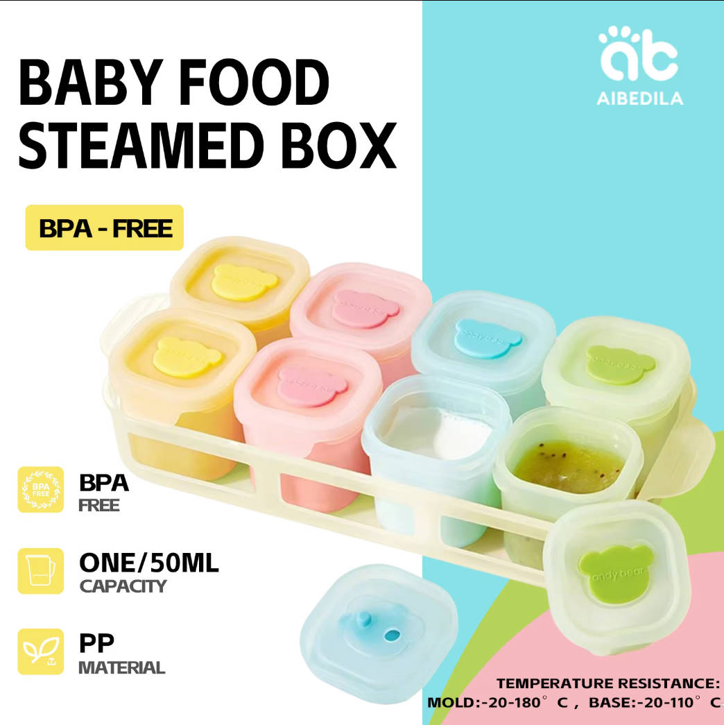 AIBEDILA Silikonowa Forma do P – Baby Food Jars With Lids recenzja i cena